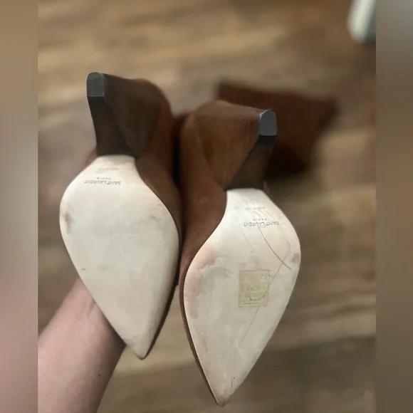 Saint Laurent Suede Twine Niki 105 Boot - Picture 7 of 14